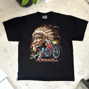 Vintage biker t shirt size XL